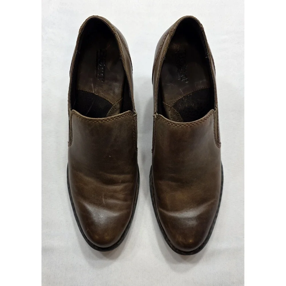 Born Gertrude Women's Brown Leather Bootie. Size 8.5